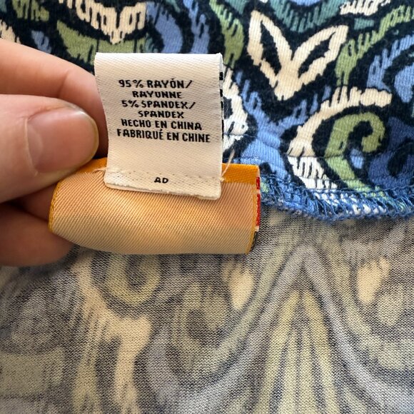 Ruby Rd. Womens Medallion 3/4 Sleeve Knit Top 1X - Picture 4 of 8